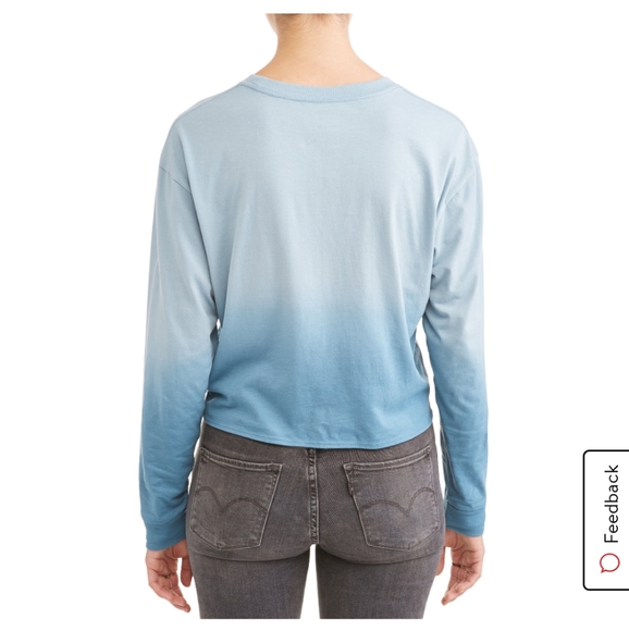 Harry Potter Dip Dye Tie Front Cropped Tie Tee XXL - Picture 2 of 8